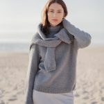 100% Merino Wool Women's Turtleneck in Terracotta Color, Light Merino Pullover - Image 6