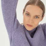 Supreme wool cashmere merino turtleneck sweater, Ethical women knitwear - Image 3
