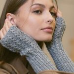 Warm Fingerless Mittens for Women, Knit Fingerless Gloves, Knitted Wrist warmers - Image 3
