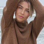 Supreme wool cashmere merino turtleneck sweater, Ethical women knitwear, Soft warm wool woman sweater