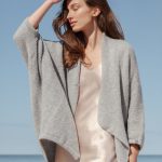 Boho Wool Poncho, Loose Fit Woolen Poncho, Knitted Alpaca Wool Poncho - Image 4