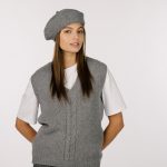 Cashmere merino sweater vest, Hand knitted cashmere wool vest