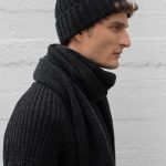 Long Men Wool Scarf, Warming Boyfriend Gift, Warm Merino Scarve for Men, Gentelmans Scarf - Image 3