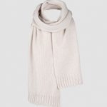 Long Supreme Cashmere Wool Scarf, Wide hand knit warm scarf, Oversized Merino wool scarf - Image 6