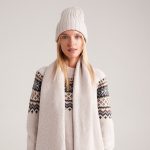 Cashmere and merino wool scarf, Woolen warm scarf, Oversized unisex wool scarf