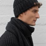 Mens Cashmere wool scarf, long wolen scarf, Cosy smart casual scarf, Sustainable wool scarf
