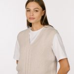 Cashmere merino sweater vest, Hand knitted cashmere wool vest - Image 4