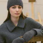 Honeycomb Knitted Mittens, Classy Wool Mittens for Women, Warm Wrist warmers - Image 3
