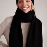 Stylish Cashmere Scarf in Scandinavian Style, Long supreme cashmere and merino wool scarf - Image 5