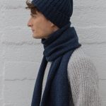 Mens Cashmere wool scarf, long wolen scarf, Cosy smart casual scarf, Sustainable wool scarf - Image 3
