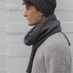 Mens Cashmere wool scarf, long wolen scarf, Cosy smart casual scarf, Sustainable wool scarf - Image 5