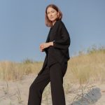 Oversized Alpaca and Merino Wool Women Poncho, Plus size Woolen Womens Sweater MIST - Image 7