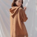 Natural Merino Wool Poncho, Oversized Woolen Sweater, Womens Warm Jumper - Image 8