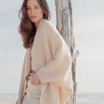 Gestrickte Alpaka Merino Wolle Poncho, locker sitzende Poncho - Image 8