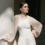 Bridal Cover up Bolero Shawl, Wedding Mohair Shrug, Lightweight Open Front Bridal Sweater