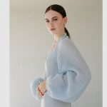 Balloon Sleeves Wedding Mohair Shrug, Superkid Mohair Bolero Shrug, Grey Bridal Cover Up