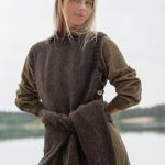 Handcrafted Womens Sweater Top in Merino Wool and Mohair - Merino wool Gilet For Women - Image 8