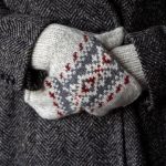 Warm Woolen Scarf with Tassels, Scandinavian style knitted scarf, Natural Gray Scarf - Image 6
