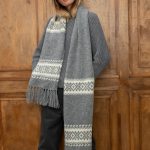Warm Winter Woolen Scarf for Christmas, Hand Knitted Natural Wool Soft Warm Scarf with Tassels - Image 5