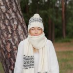 Long Unisex Woolen Scarf for Christmas, Hand Knitted Natural Wool Soft Warm Scarf - Image 7