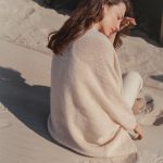 Wool Cape Poncho, Loose Fit Woolen Poncho, Knitted Lightweight Wool Cape - Image 3