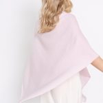 Wool Poncho Cape for Women – Minimalist Oversized Wool Wrap – Handmade Cream Cloak - Image 7