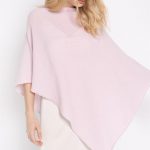 Wool Poncho Cape for Women – Minimalist Oversized Wool Wrap – Handmade Cream Cloak - Image 5