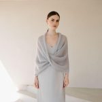 Luxurious Wedding Cape Shawl, Light Bridal Wrap Shawl, White Mohair Cape, Bridal Mohair Cover up - Image 9
