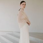 Luxurious Wedding Cape Shawl, Light Bridal Wrap Shawl, White Mohair Cape, Bridal Mohair Cover up - Image 4