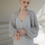 Mohair Wrap Modern Wedding Shrug, Wedding Sweater Cover Up, Wedding Mohair Cape Shawl - Image 8