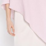 Wool Poncho Cape for Women – Minimalist Oversized Wool Wrap – Handmade Cream Cloak - Image 6
