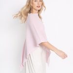 Wool Poncho Cape for Women – Minimalist Oversized Wool Wrap – Handmade Cream Cloak - Image 8