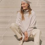 Wool Poncho Cape for Women – Minimalist Oversized Wool Wrap – Handmade Cream Cloak