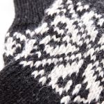 Hygge Wool Socks, Knitted Boots Socks, Woolen Scandinavian Socks with Ornaments - Image 5
