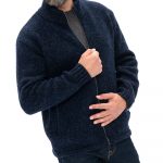 Scandinavian Wool Zip Sweater: Men's Winter Knit Top / NOLAN - Image 3