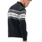 Hand Knitted Wool Men's Sweater: Scandinavian Style Jumper - Image 5