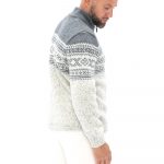 New Wool Sweater for Men with Ornaments, Scandinavian Style 100% Woolen Top for Men OLLE - Image 4