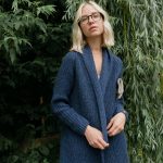 Super Long Knit Coat with Pockets, Long Open Front Jacket, Organic Merino Wool Knit Cardigan: Cashmere Jacket with Pockets / RIVER - Image 4