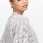 Long Merino Cardigan, Womens Cashmere Classic Soft Cardigan, Buttoned Knit Sweater IDAHO / silver - Image 6