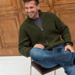 Hand Knit Merino Wool Sweater, Warm Merino Wool Jumper, Men's Sweater with Zip, Minimalist Gray Cardigan for Men HILLA / natural grey - Image 10