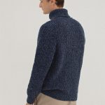 Wool pullover sweater men, Pure merino wool turtleneck, Warm winter men knitted sweater, Hand knit soft wool scandinaviand men jumper LAND - Image 7