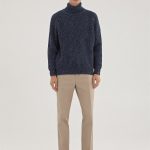 Hygge wool pullover sweater men, Merino wool turtleneck, Warm autumn knitted sweater, Hand knit soft wool scandinaviand men jumper LAND - Image 3