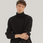 Simple gray pullover sweater men, Merino wool turtleneck, Warm winter knitted sweater, Hand knit soft wool scandinaviand men jumper LAND - Image 7