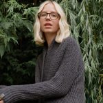 Organic Merino Wool Knit Cardigan: Long Cashmere Jacket with Pockets / RIVER - Image 4