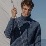 Hygge wool pullover sweater men, Merino wool turtleneck, Warm autumn knitted sweater, Hand knit soft wool scandinaviand men jumper LAND