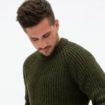 Merino Wool Mens Wool Sweater Crew Neck, Natural Merino Warm Pullover for Man, Warm Gift for Him TORO / khaki - Image 2