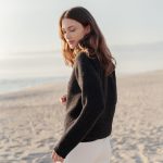 Casual Turtleneck Sweater in Warm Knit Fabric, Cozy Honeycomb pullover top, Chunky Knit Pullover, Cold Weather Sustainable Fashion/ BEATRICE - Image 8