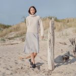 Casual Turtleneck Sweater in Warm Knit Fabric, Cozy Honeycomb pullover top, Chunky Knit Pullover, Cold Weather Sustainable Fashion/ BEATRICE - Image 9