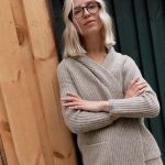 Super Long Knit Coat with Pockets, Long Open Front Jacket, Organic Merino Wool Knit Cardigan: Cashmere Jacket with Pockets / RIVER - Image 2