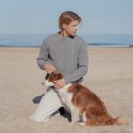 Classic Men Pullover Sweater, Black Wool Sweater Crew Neck for Men, Scandinavian Style Winter Jumper, Merino Wool Pullover / TORO - Image 9